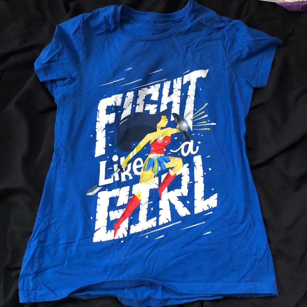 Wonder Woman Fight Like a Girl T-Shirt